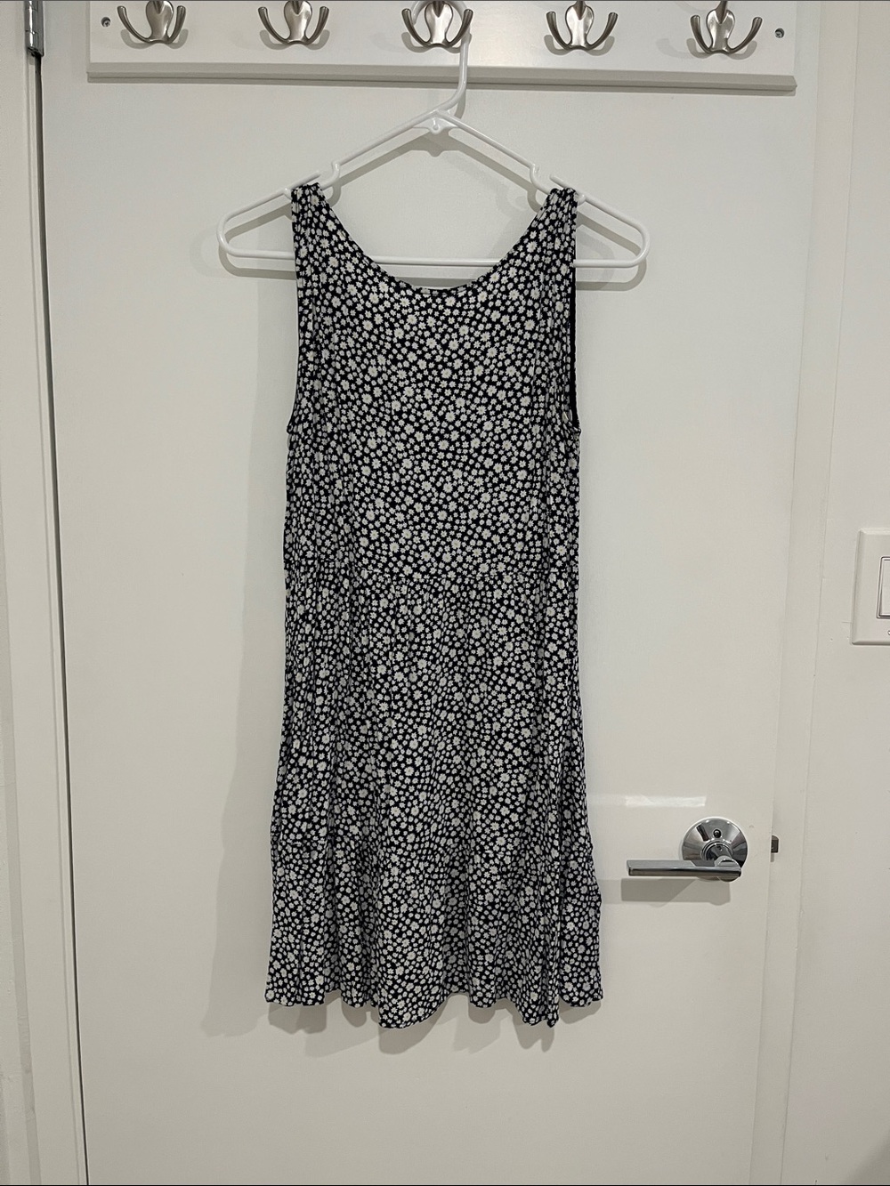 Sezane Fifi Dress in Daisy Blue Print